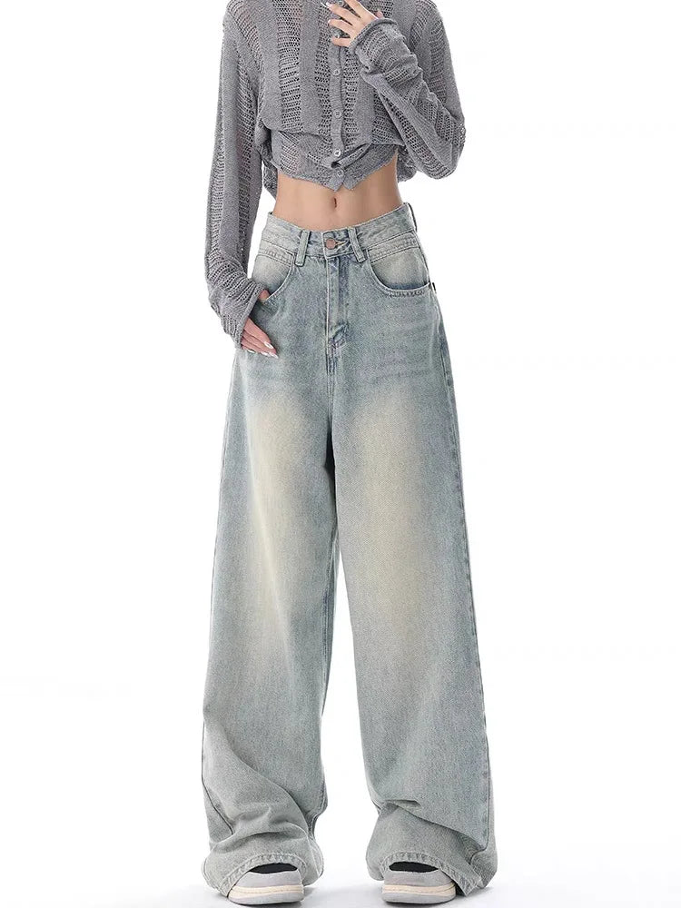 Vintage Wash Baggy Denim