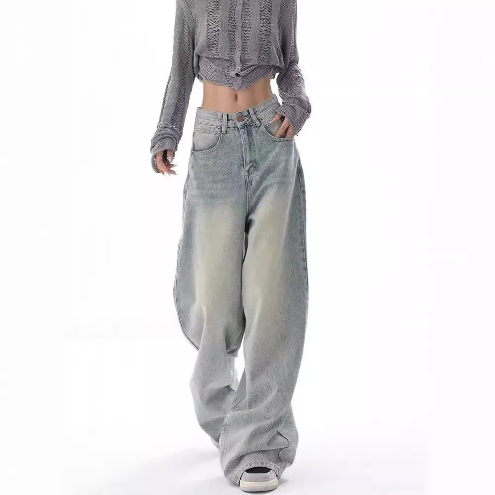 Vintage Wash Baggy Denim