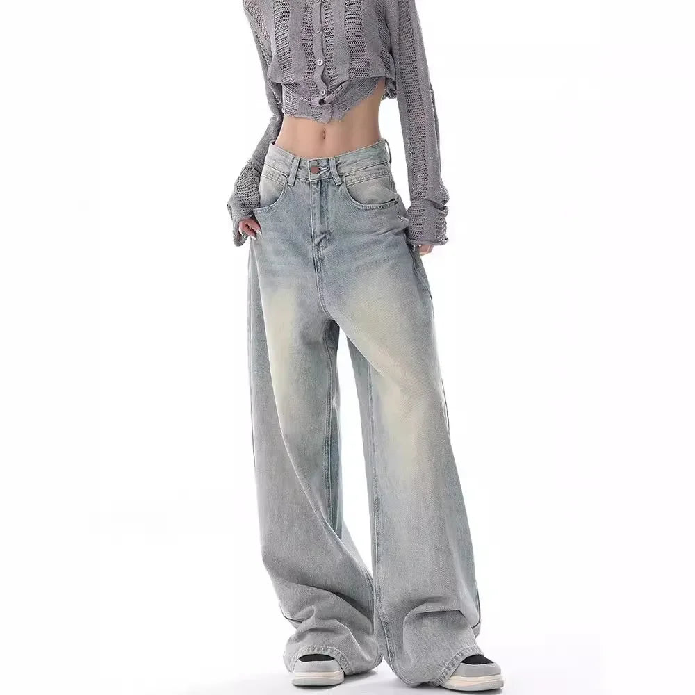 Vintage Wash Baggy Denim