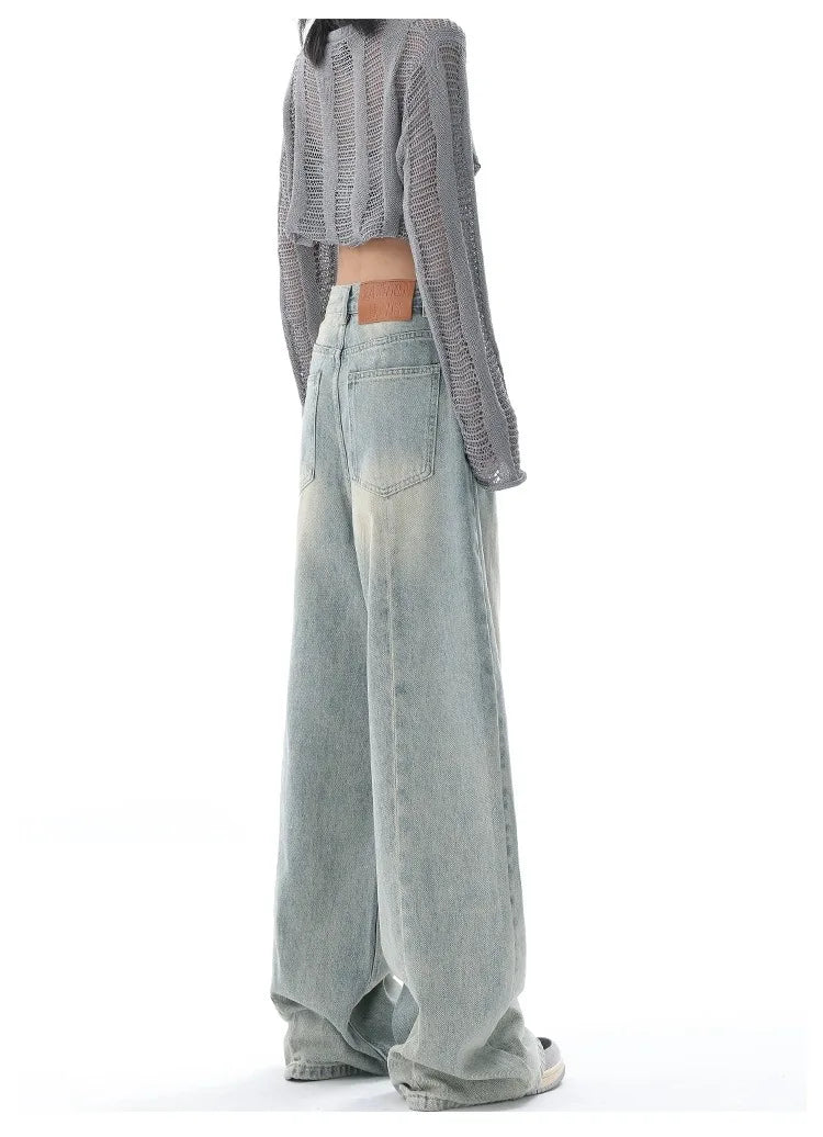 Vintage Wash Baggy Denim