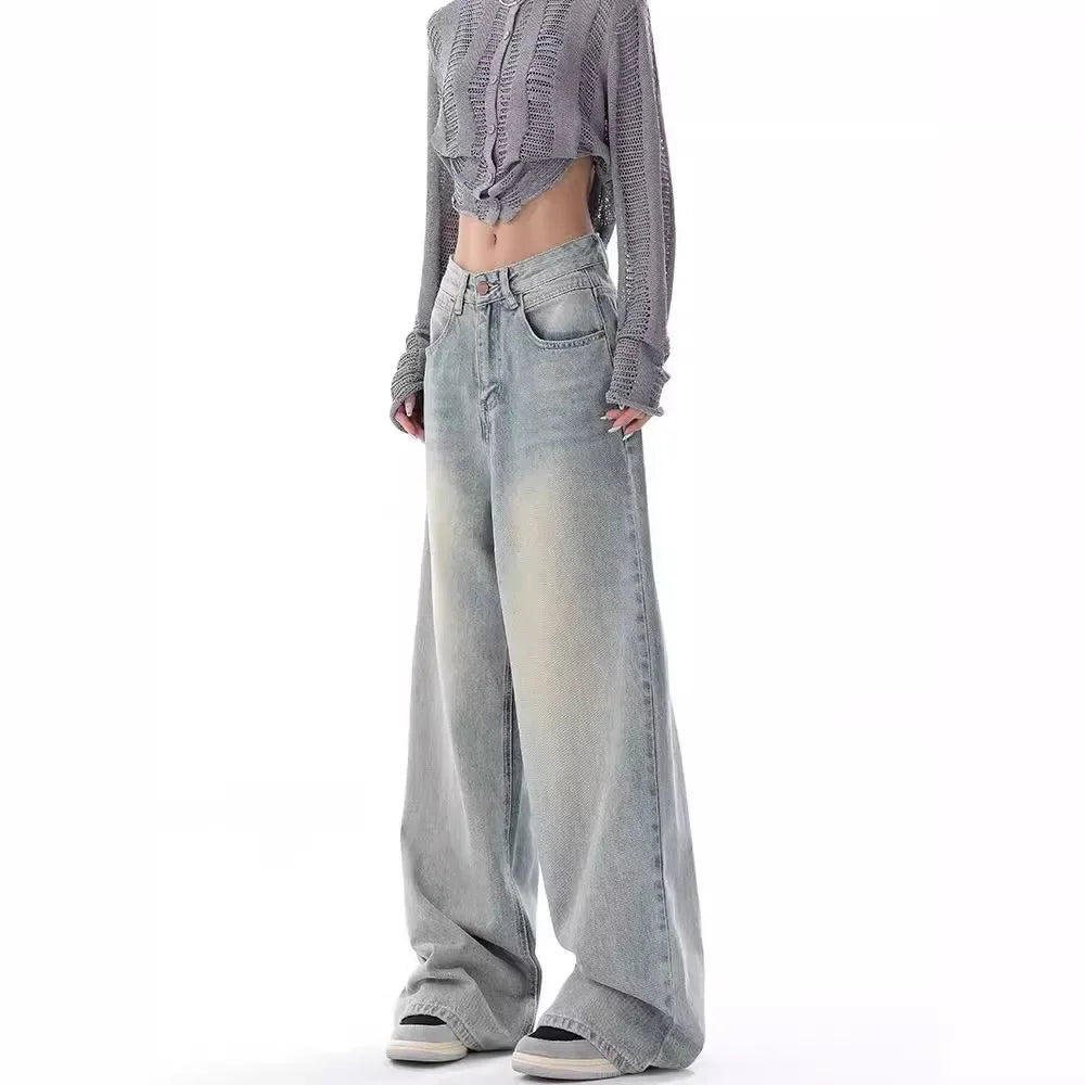 Vintage Wash Baggy Denim